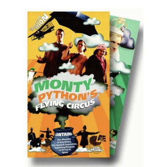 VHS Monty Pythons Flying Circus A&E Season No 2  Boxed Set  New Sealed - Picture 1 of 6